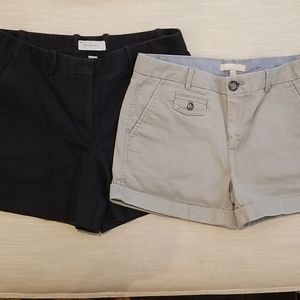 2 pairs of shorts sz 6 Gap and Banana Republic